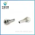 Stainless steel BSPT hydraulic hose fittings Ring Boss